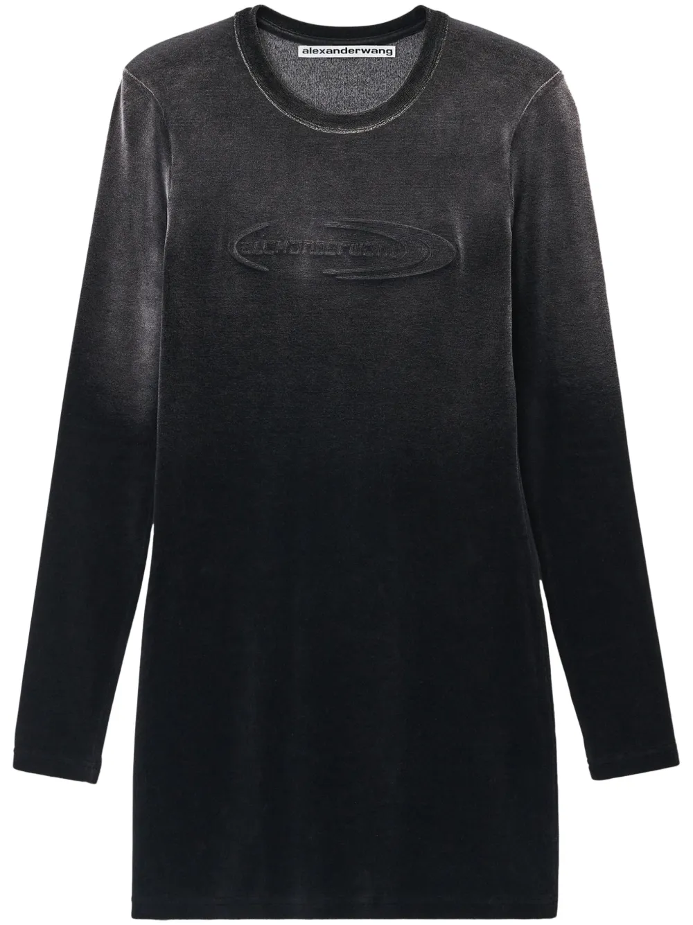 Alexander Wang long-sleeved minidress | Grey | Image 1