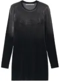 Alexander Wang long-sleeved minidress - Grey