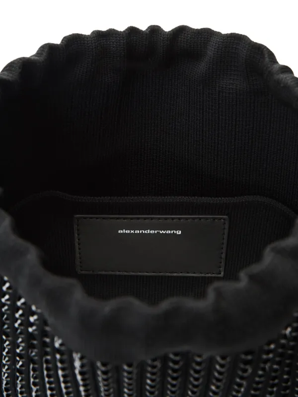 Alexander Wang ロゴ Ryan スモール ショルダーバッグ ブラック Alexander Wang ロゴ Ryan スモール ショルダーバッグ ブラック
