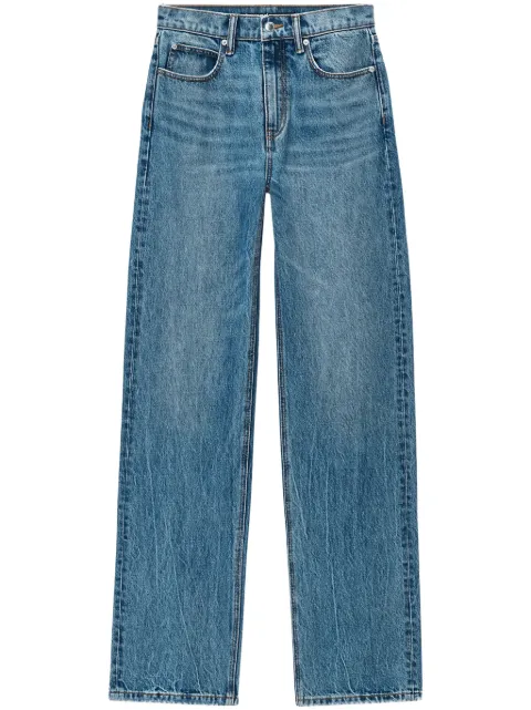 Alexander Wang mid-rise straight-leg jeans