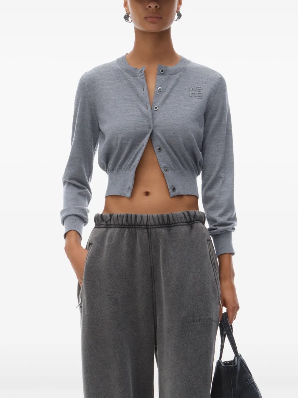 Alexander Wang long-embossed cardigan | Cardigans | Image 2