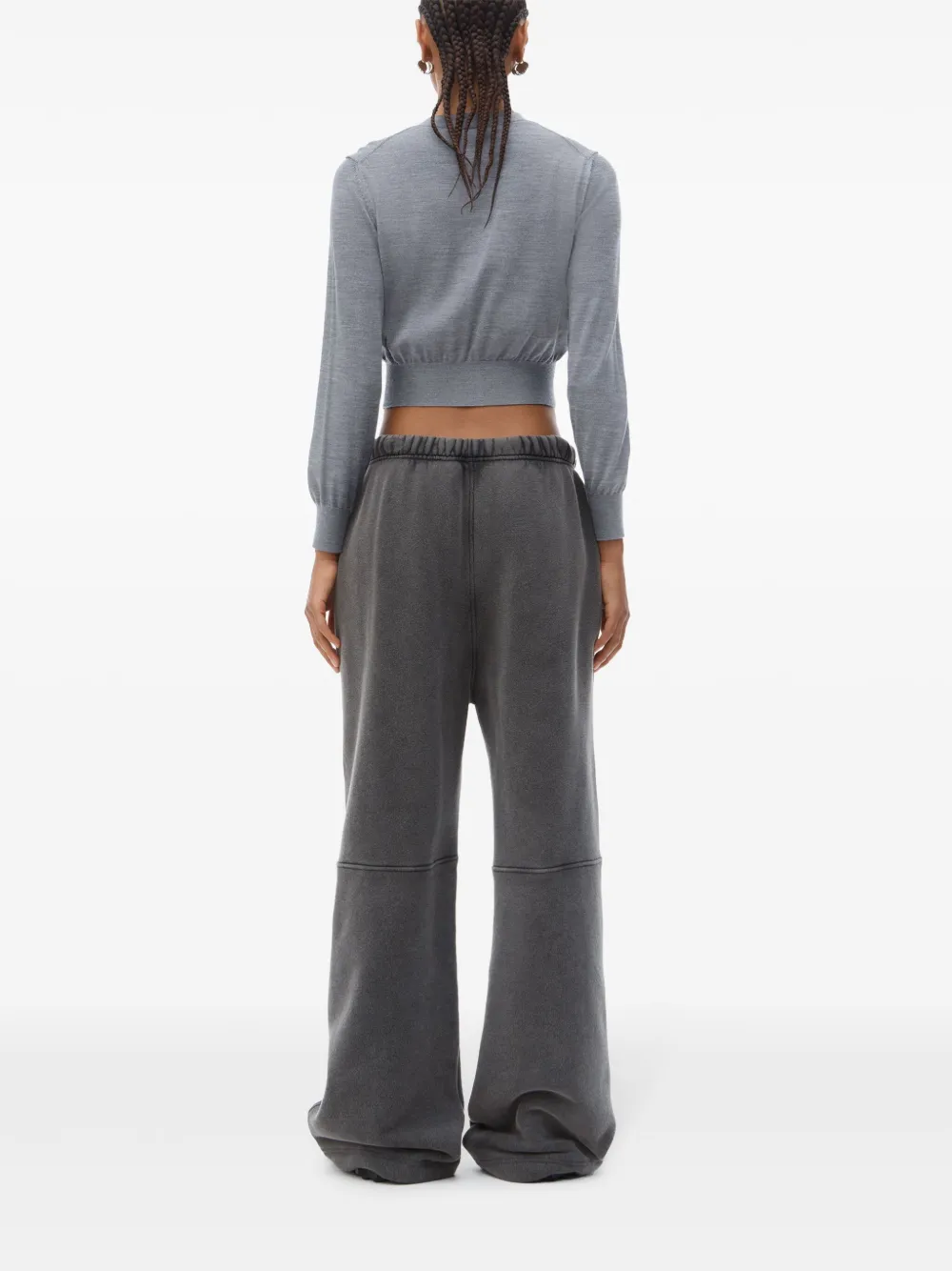 Alexander Wang Cardigan con logo goffrato | Maglioni | Image 3