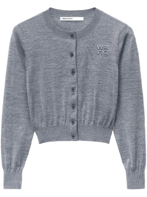 Alexander Wang long-embossed cardigan 