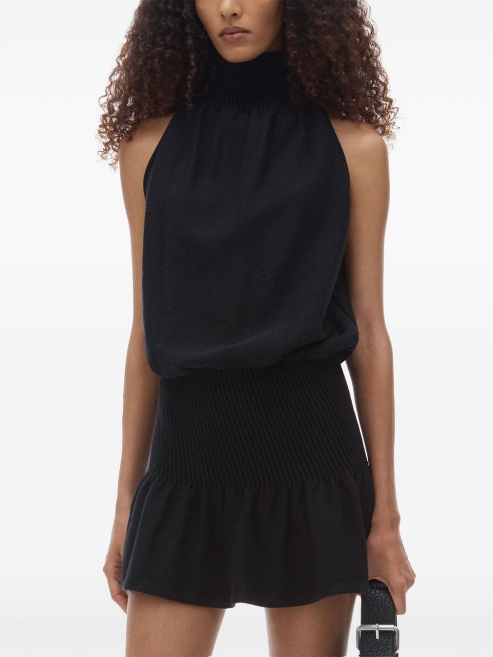 Affordable Alexander Wang ruched halterneck dress Women