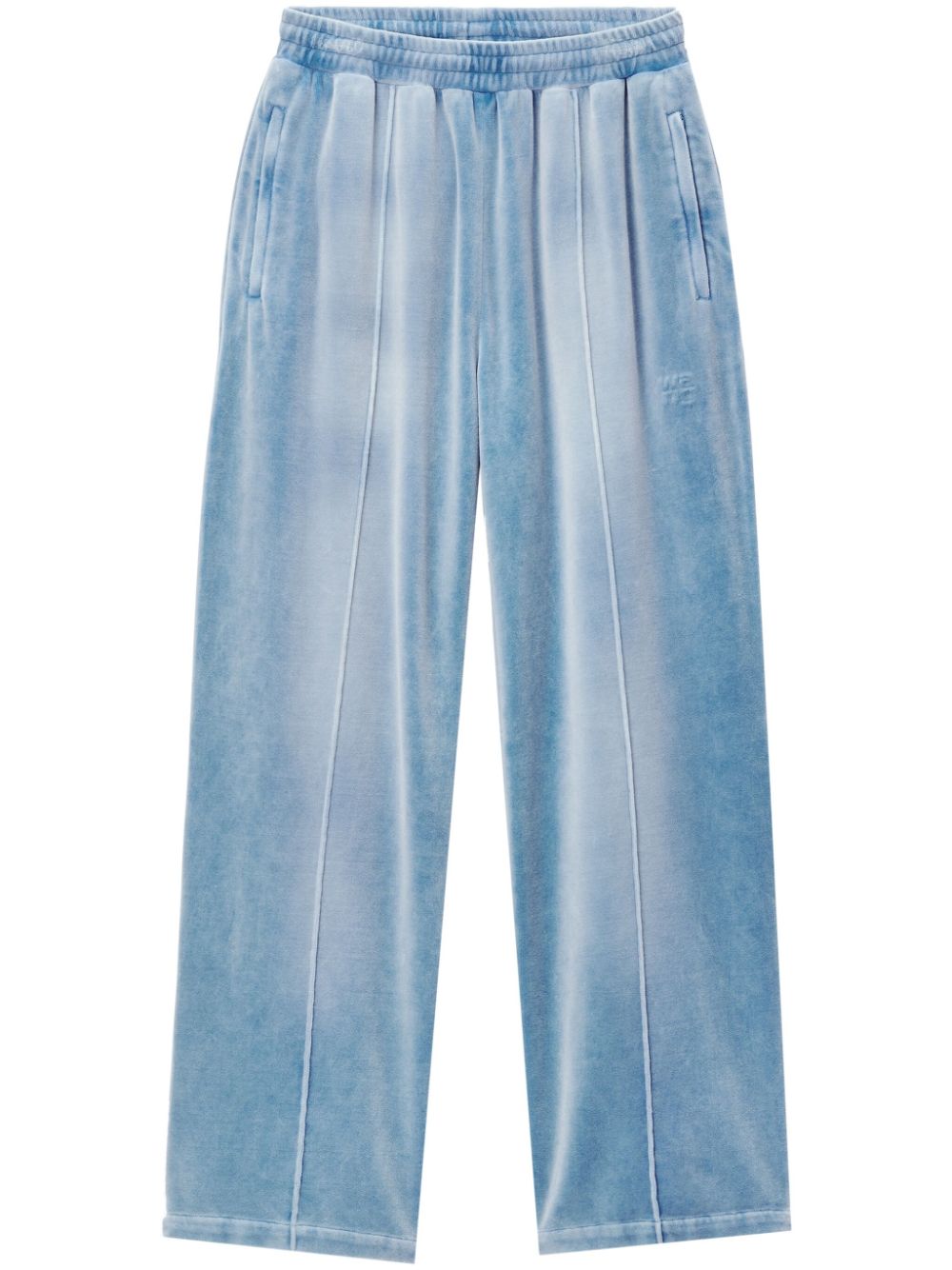 Alexander Wang velvet track pants Blauw