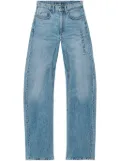 Alexander Wang logo-embossed jeans - Blue