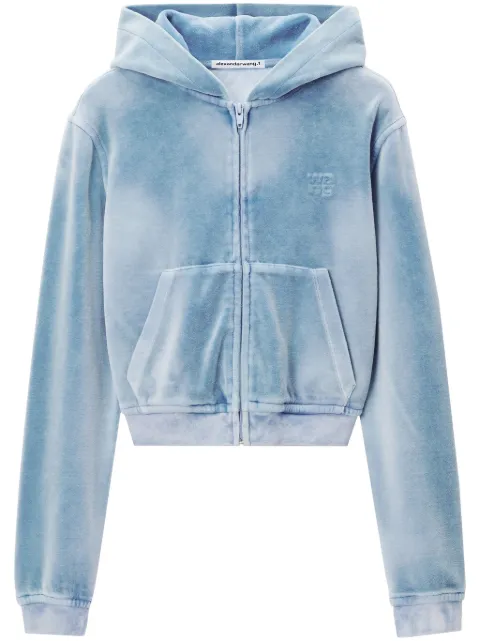 Alexander Wang hoodie de terciopelo