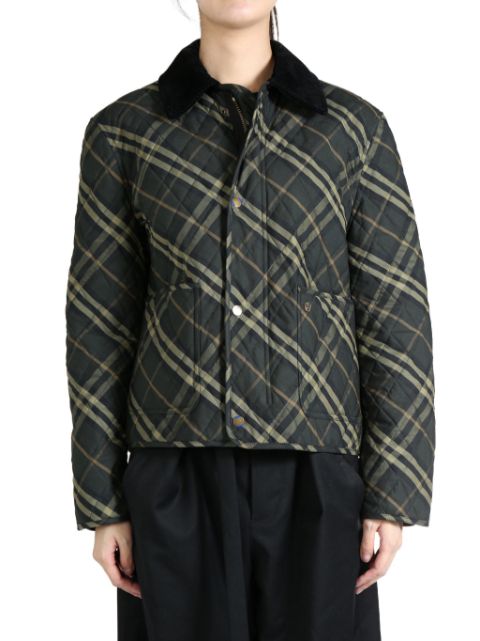 Burberry check-print cotton jacket Women