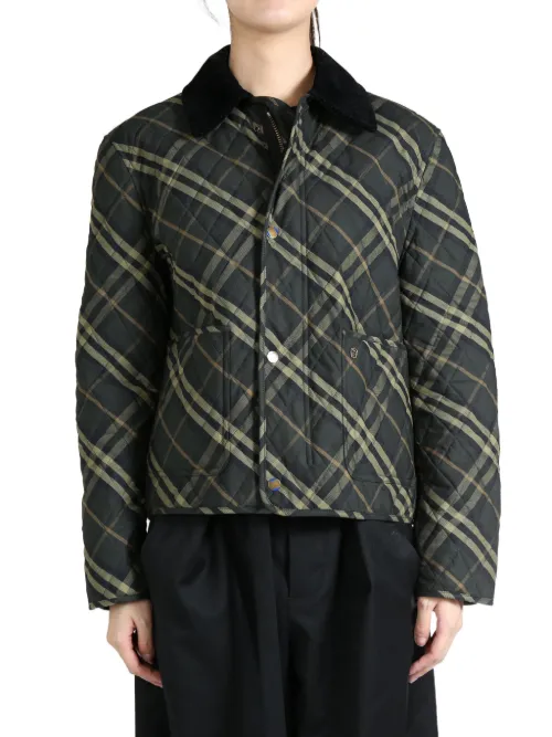 Veste en coton à carreaux - Burberry - Modalova