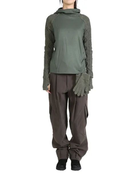 Hyein Seo gloves-detail hoodie