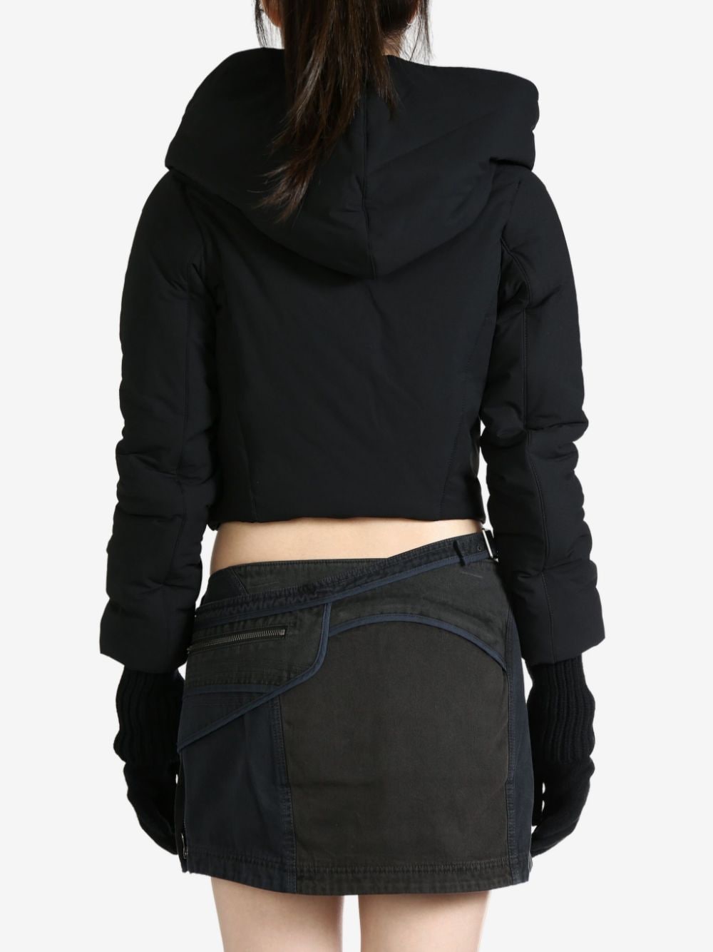 Shop Hyein Seo Cropped Jacket In Black