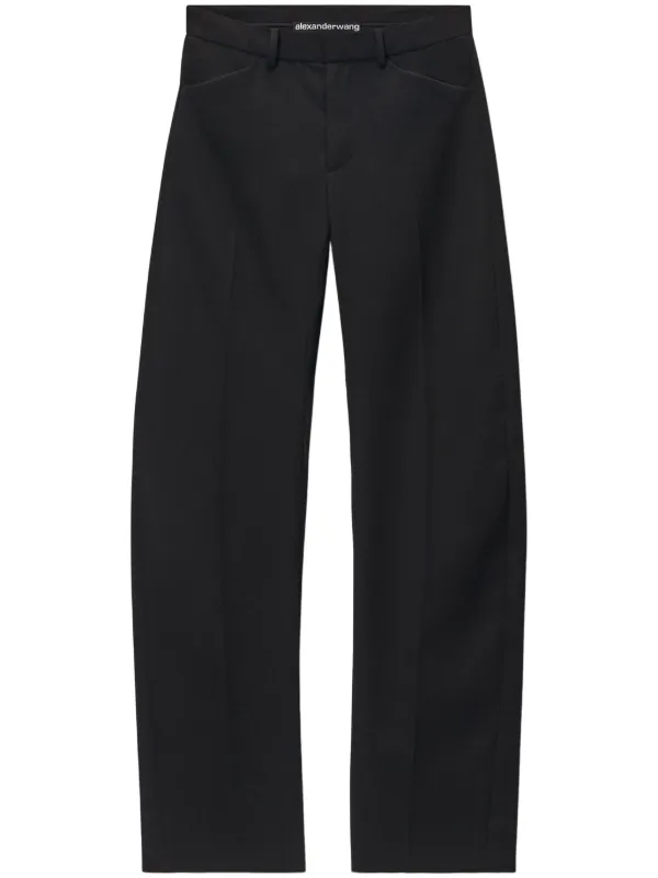 Alexander Wang Mid-rise Trousers in Black