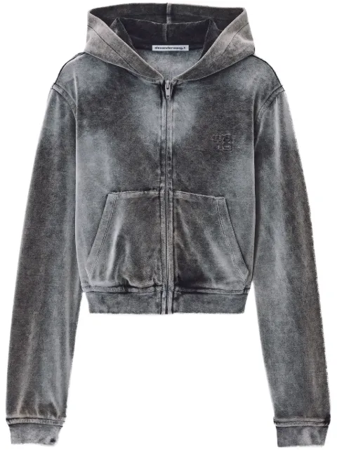 Alexander Wang hoodie de terciopelo