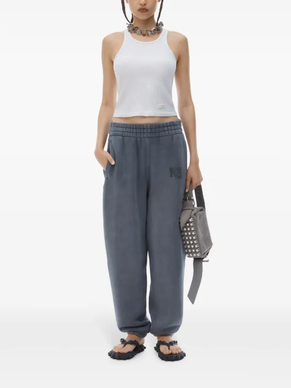 Alexander Wang Terry Track Pants | Grey | FARFETCH