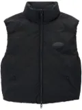 Alexander Wang logo-patch gilet - Black