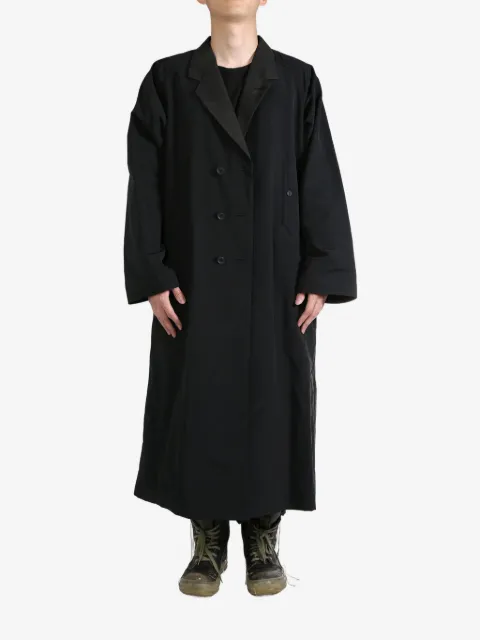 Yohji Yamamoto raglan-sleeve coat