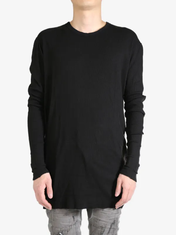 Boris Bidjan Saberi Cotton T-shirt | ブラック | FARFETCH JP