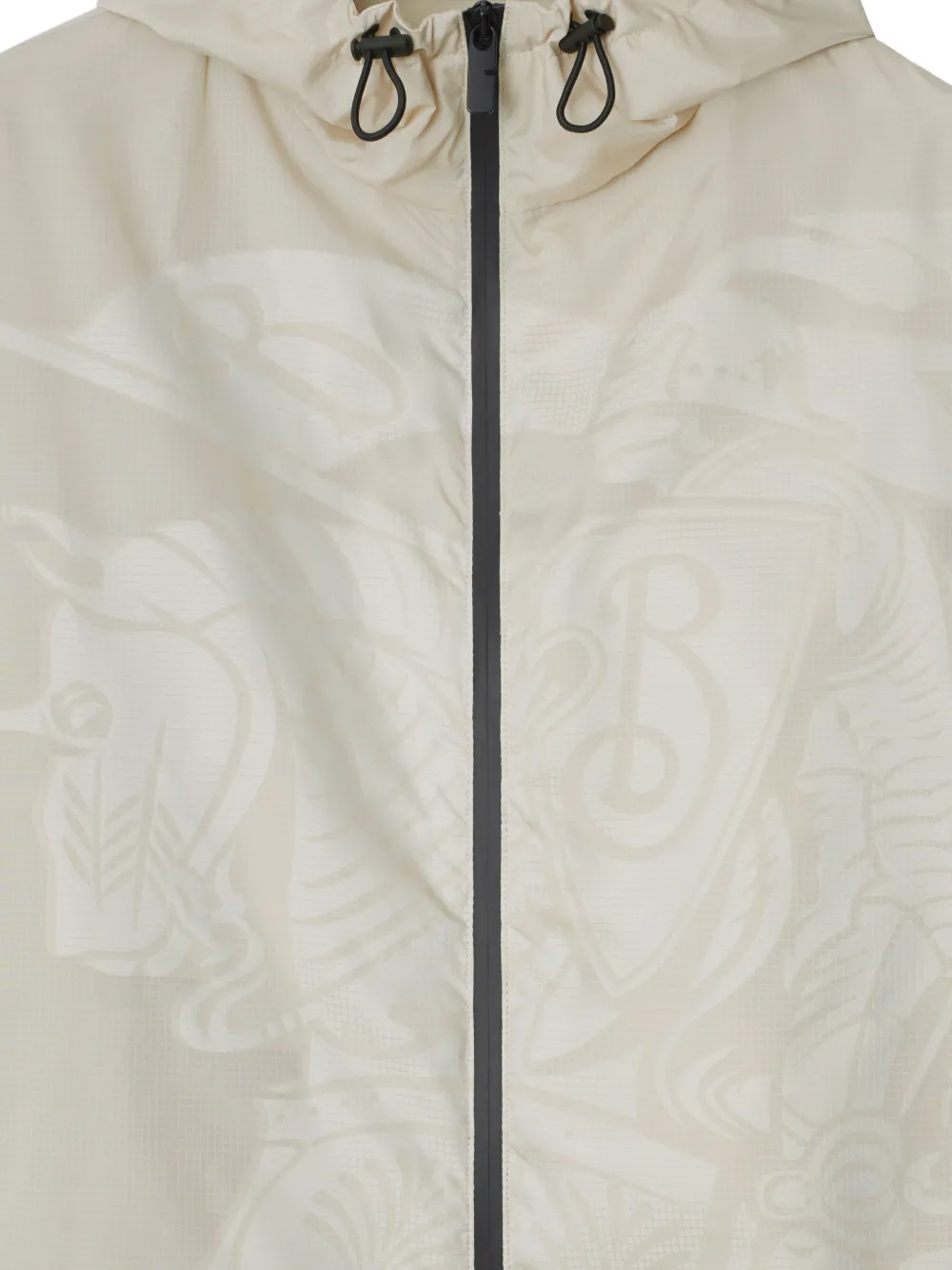 Burberry EKD lichtgewicht jack met capuchon Beige