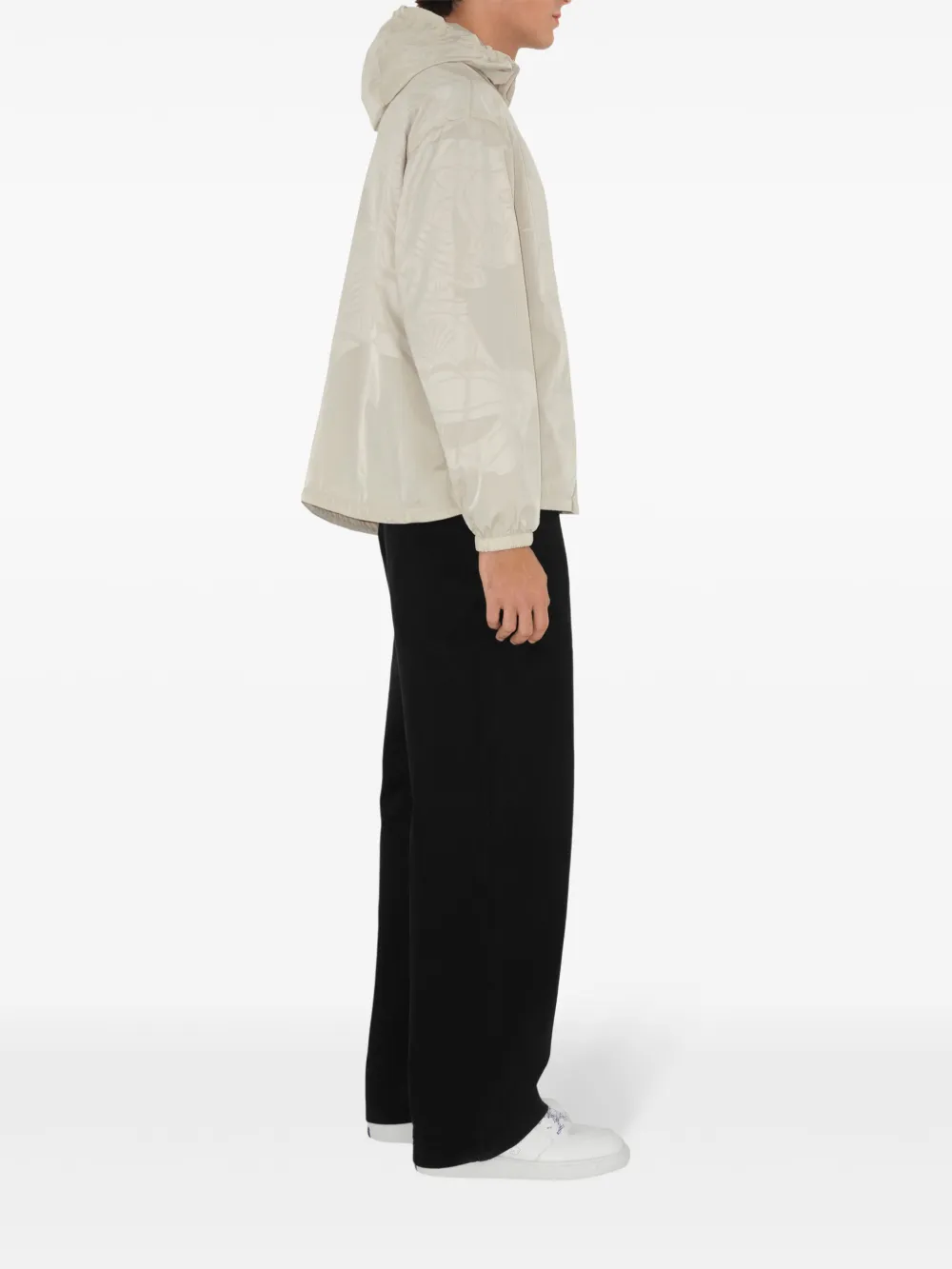 Burberry EKD lichtgewicht jack met capuchon Beige