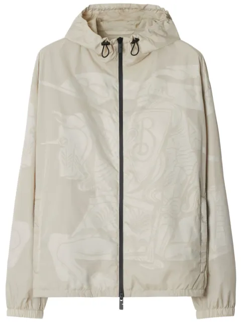 Burberry EKD lightweight hooded jacket