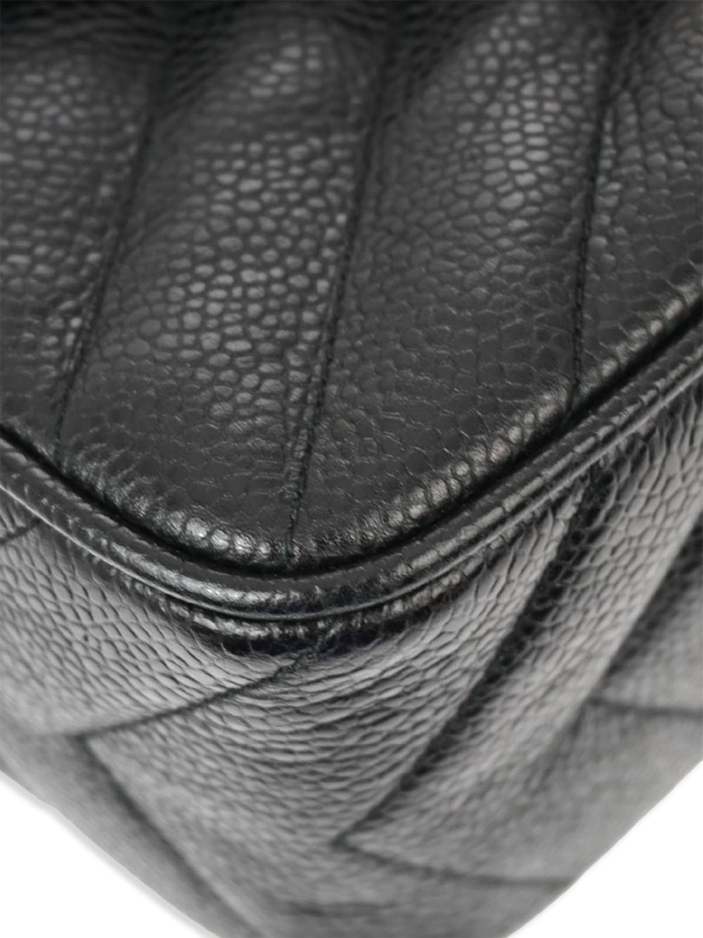 CHANEL 1992 chevron-quilted tassel-detailed camera bag Women