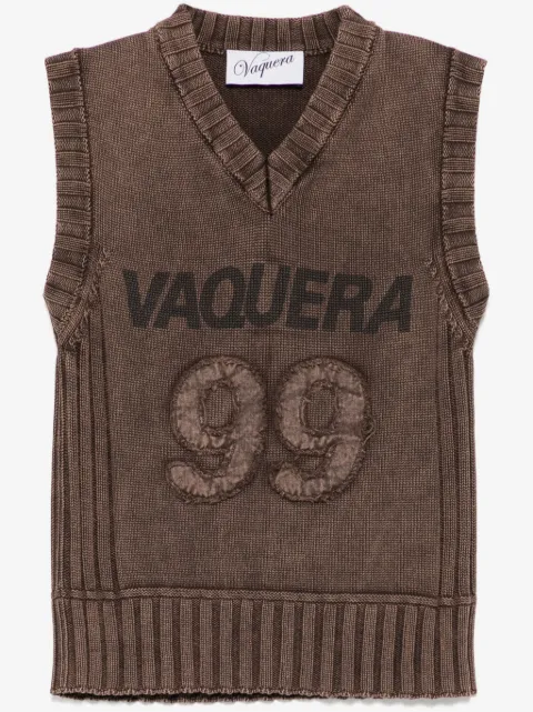 Vaquera rib knit vest