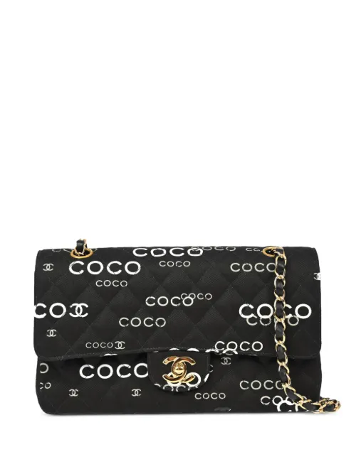 Sac porté épaule Double Flap médium (2002) - CHANEL Pre-Owned - Modalova