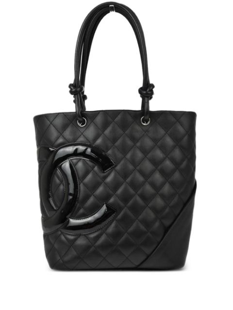 HOT SALE CHANEL 2008 Cambon Line tote bag Women