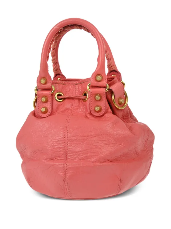 Balenciaga Pre-Owned 2000s ミニ ポンポン 2wayバッグ | ピンク 