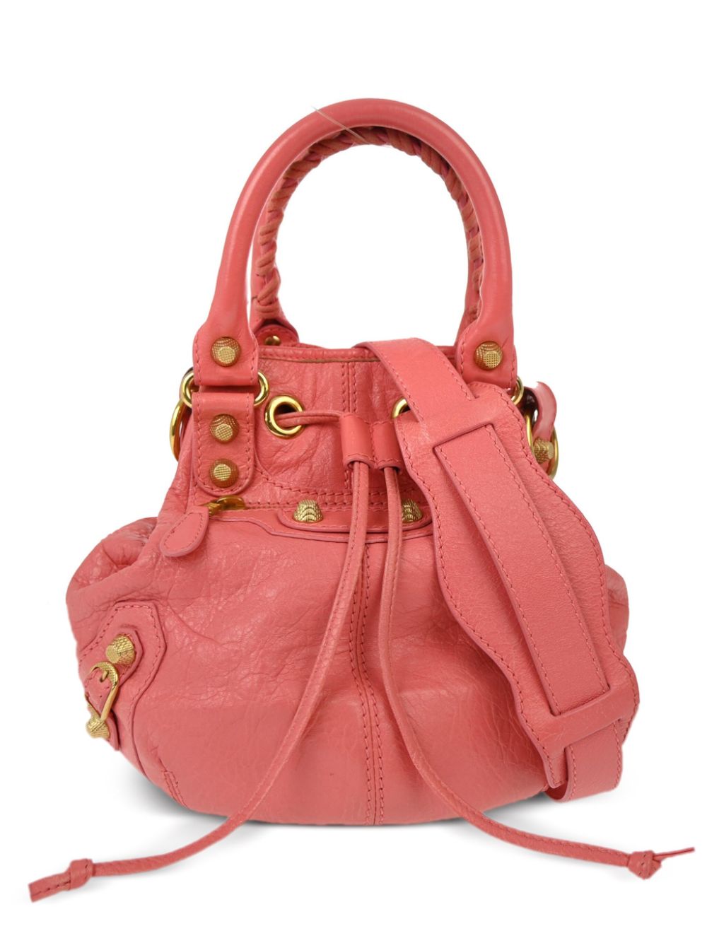 Balenciaga Pre-Owned 2000 mini Pompon two-way handbag - Pink