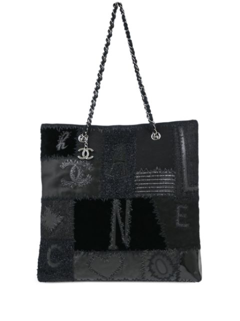 HOT SALE CHANEL 2017 patchwork tote bag Women