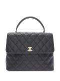 CHANEL Pre-Owned 2002-2003 Caviar Kelly Top Handle handbag - Black