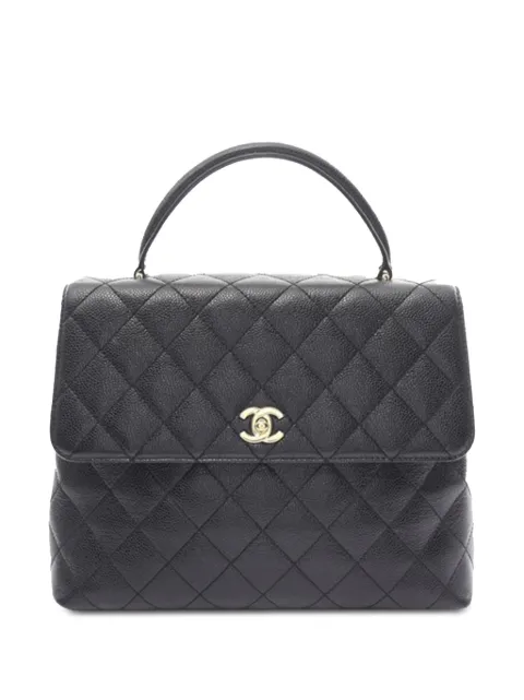 CHANEL Pre-Owned 2002-2003 Caviar Kelly Top Handle handbag