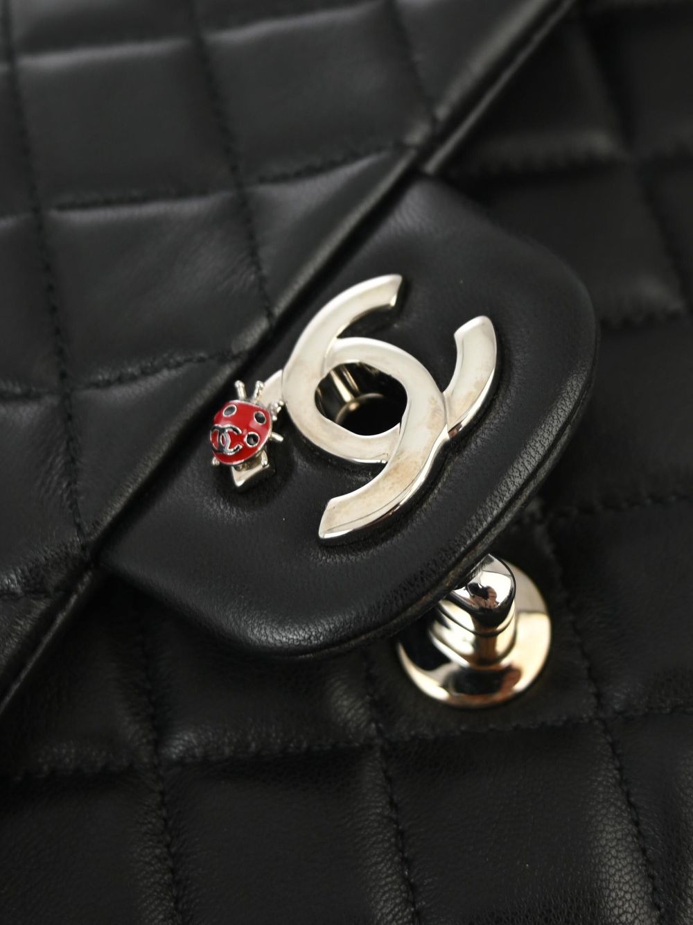 Affordable HOT SALE CHANEL 2010 Ladybug Classic Flap shoulder bag Women