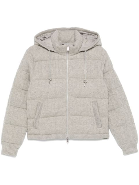 Polo Ralph Lauren cable-knit down jacket Women