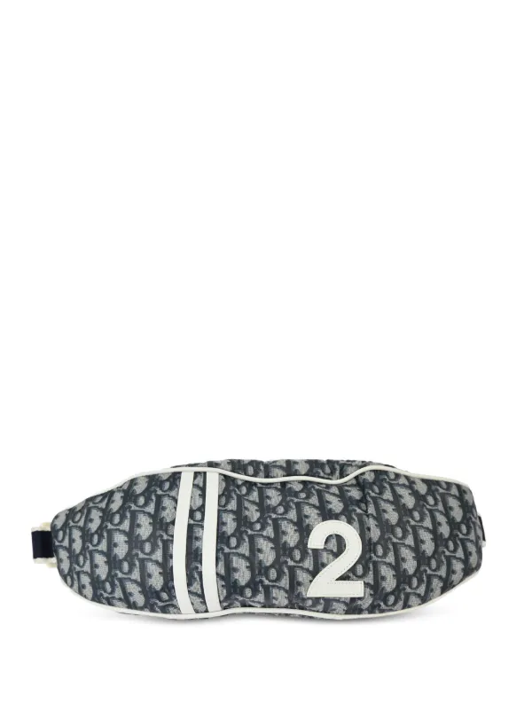 Dior Pre-owned 2002 Trotter Saddle Belt Bag in Blue
