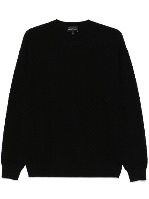 Emporio Armani 3D-knit sweater Men