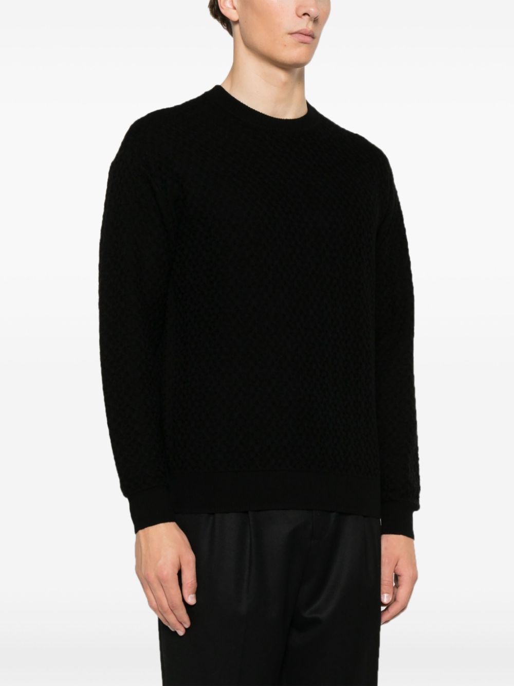 Emporio Armani 3D-knit sweater Men