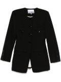 GANNI fitted blazer - Black