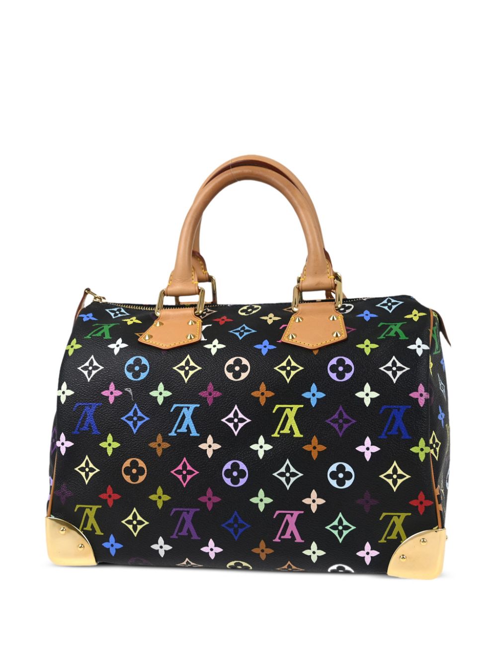 Louis Vuitton Pre-Owned x Takashi Murakami 2003 Speedy 30 handtas - Zwart