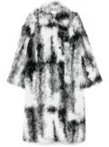 GANNI faux-fur coat - Black