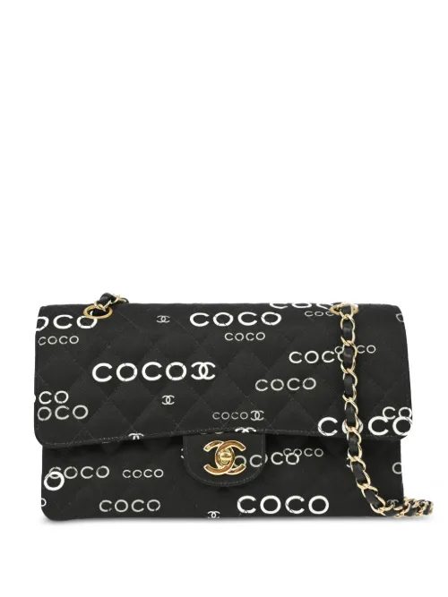 Sac porté épaule Double Flap médium (2002) - CHANEL Pre-Owned - Modalova
