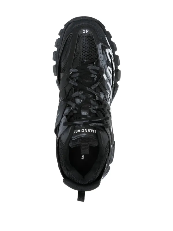 Balenciaga Track Signature Sneakers Black