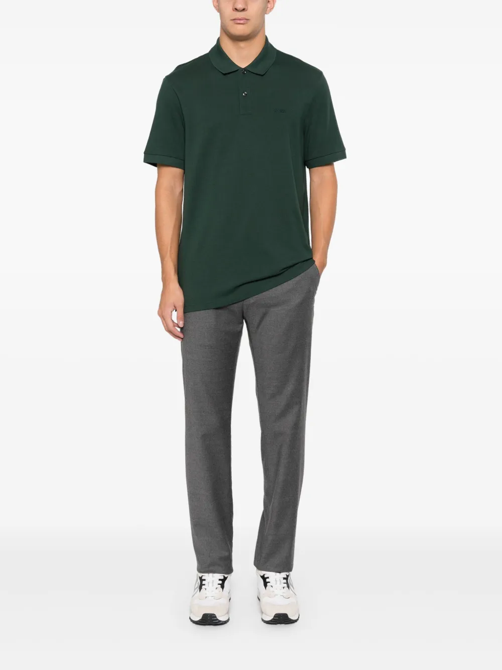 BOSS Pallas polo shirt - Groen