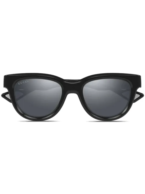 Gucci Eyewear ovale solbriller med tintede glas