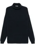 LEMAIRE felted high neck sweater - Blue