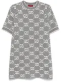 Gucci GG-jacquard mini dress - Grey