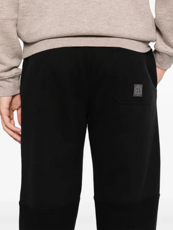 Stone Island Cotton Sweatpants Black FARFETCH UK