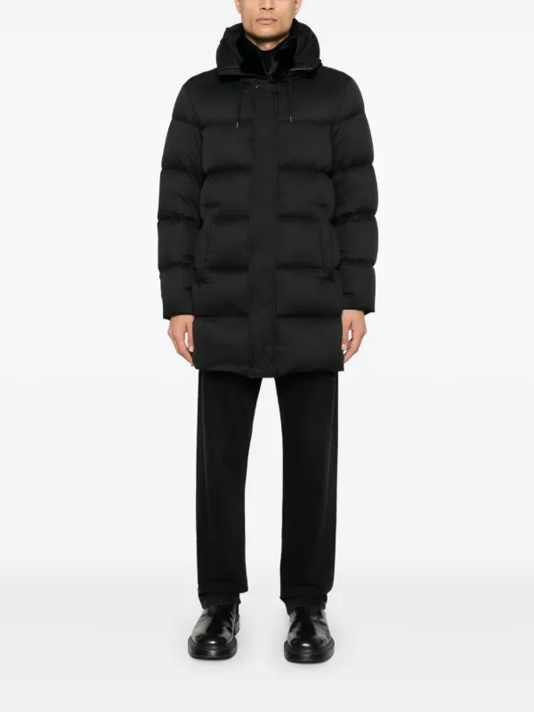 【お値下げ中】Herno ダウンコートブラック 40 Herno ダウンコート | ブラック | FARFETCH JP