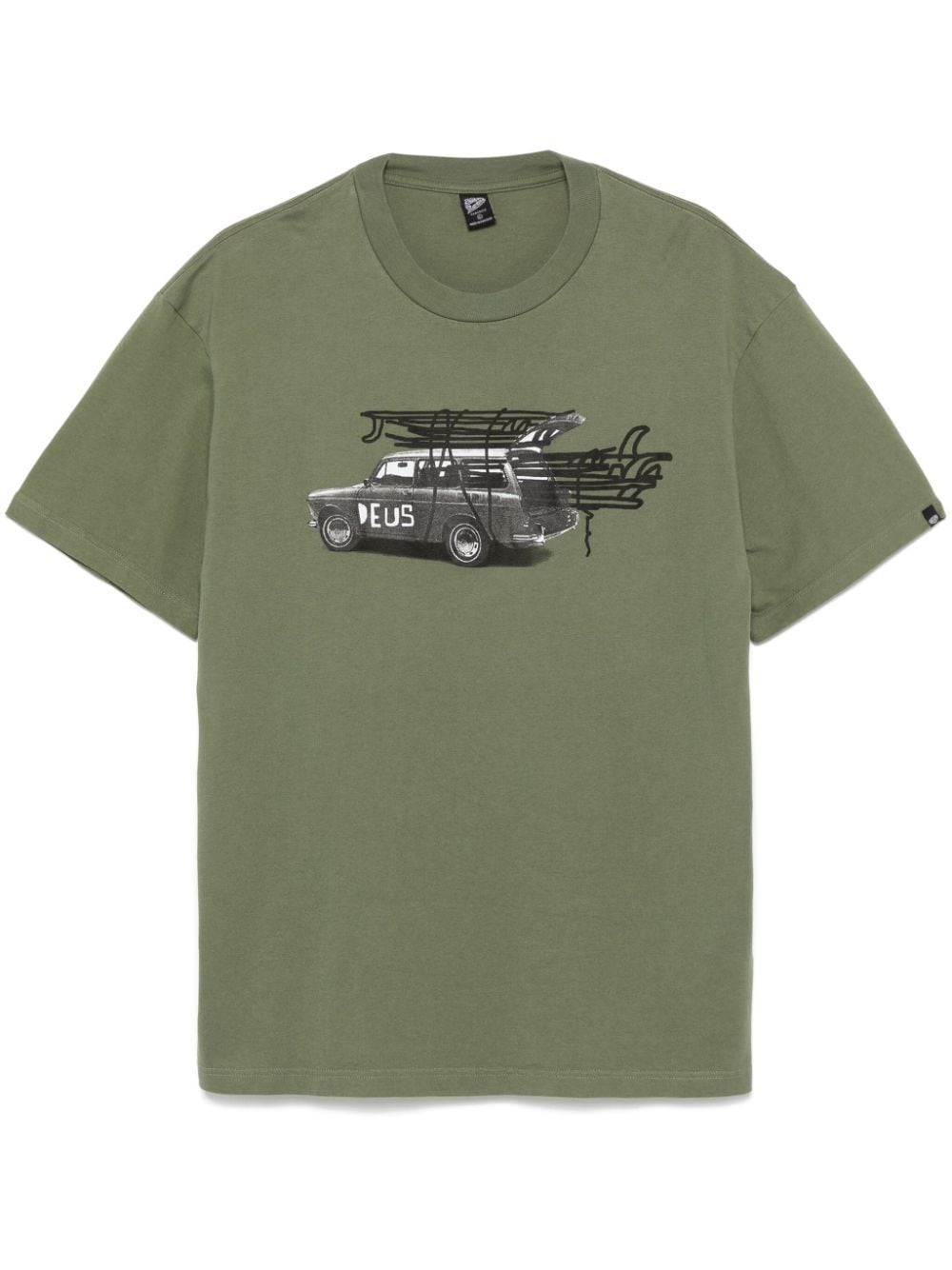 Shop Deus Ex Machina Surwagon T-shirt In Green